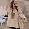American Retro Hot Girl Top 2024 New plus Size Pure Cotton V-ne T-irt Women's INS Summer round Ne Casual ort Sve