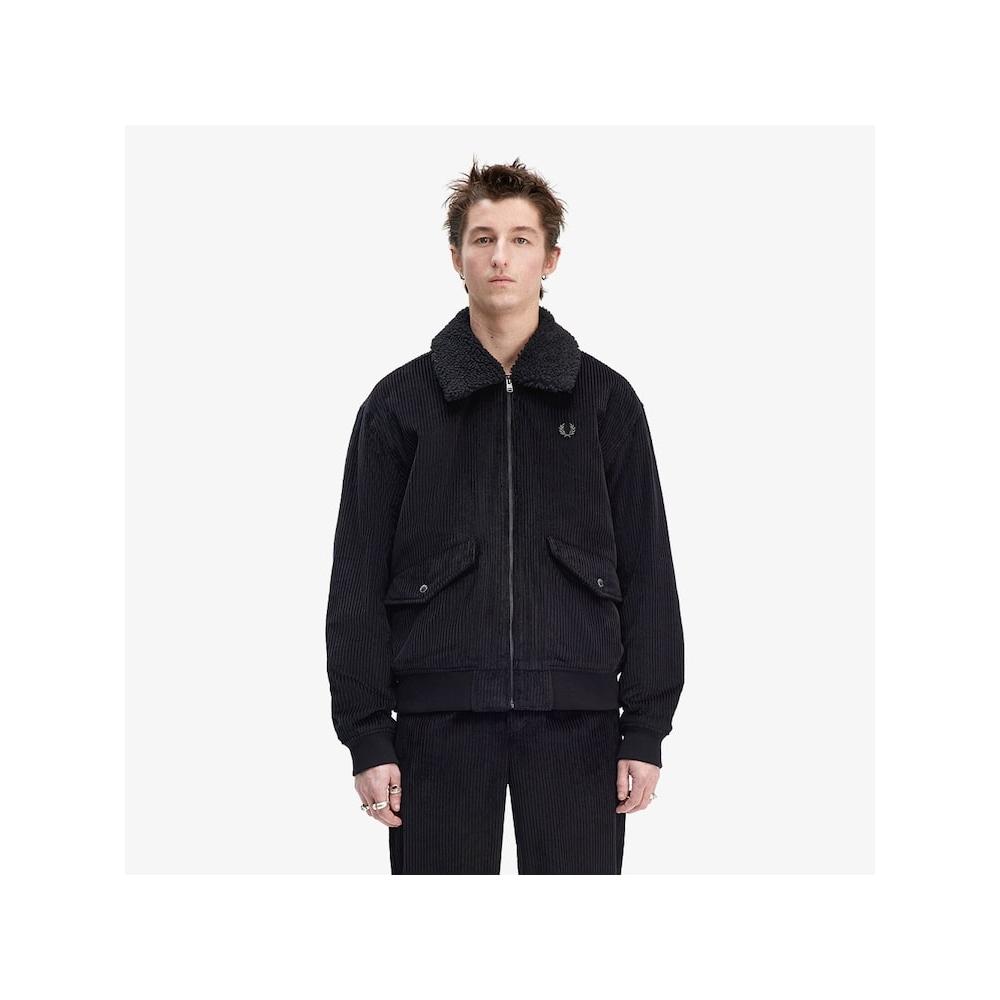 

Fred Perry [sharp] Detachable Collar Corduroy Bomber Jacket Black Afpm2438567 102 qzgAfpm2438567 102 L
