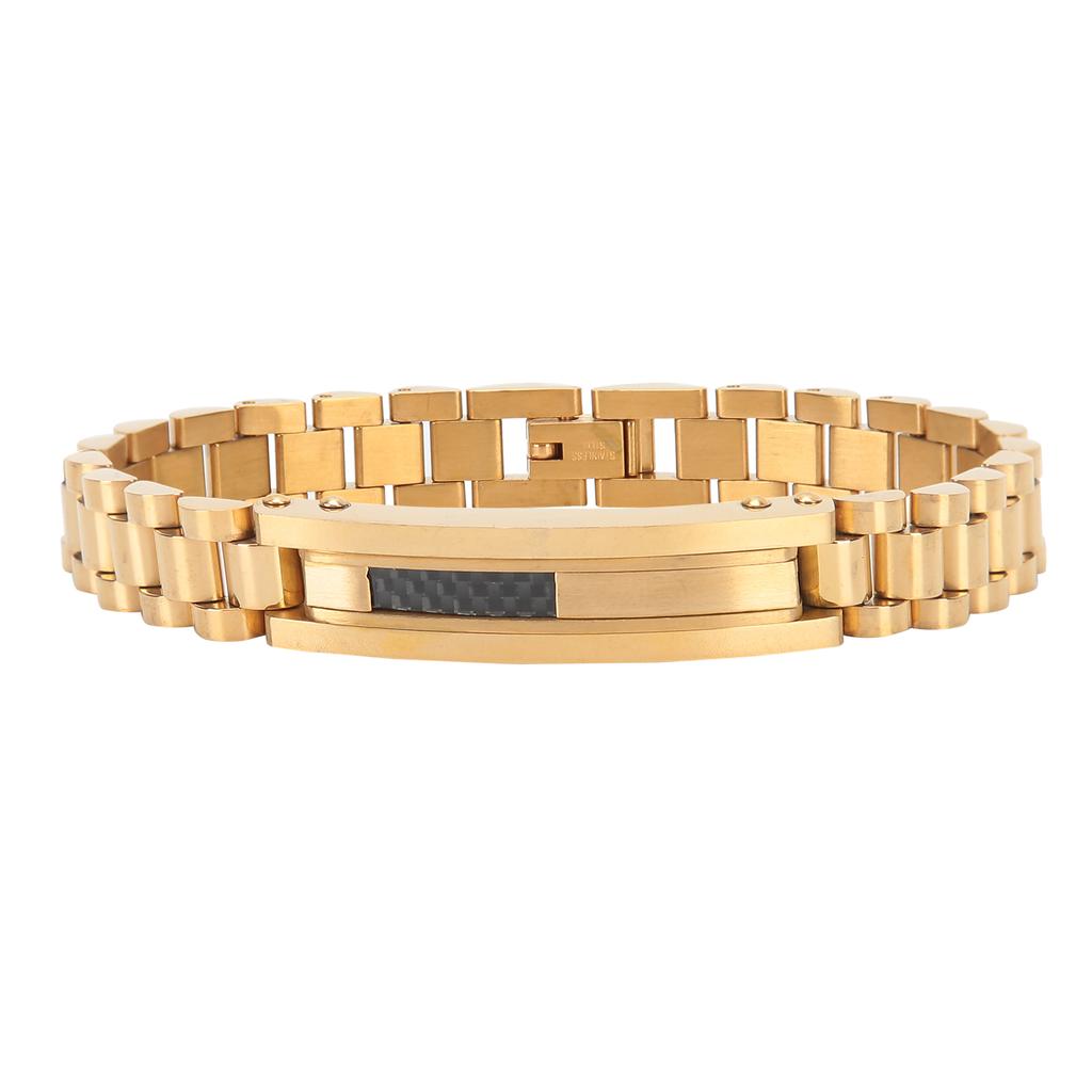 Metal Bracelet Gold Stylish Unisex Stainless Steel Alloy Bracelet Jewelry Accessories