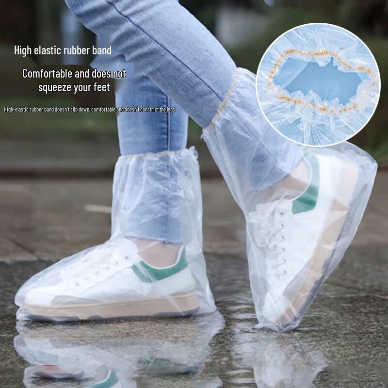 YOUAO Утолщенные Белые Одноразовые Полусапожки-Бахилы для Детей, 5 Пар