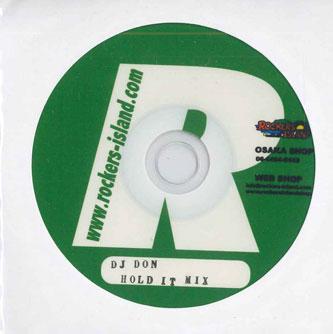 Mix CD DJ DON - Hold It Mix NONE ROCKERS ISLAND Japan Reggae, Ska & Dub Used