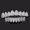 Hip Hop Teeth Grillz Set Top & Bottom Set Removable Design Hiphop Teeth Grillz Rhinestone Zircon Charm Teeth Grillz