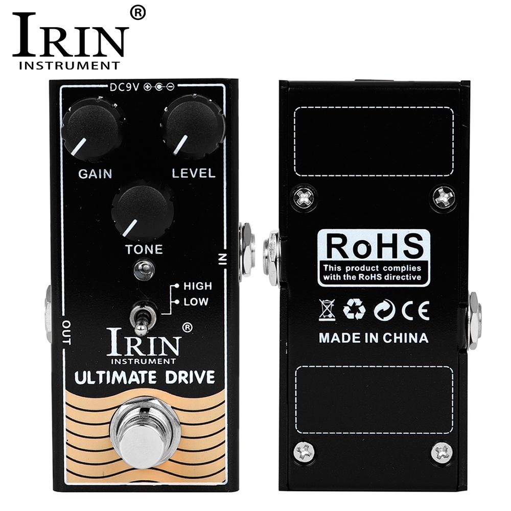 IRIN RF-02 Ultimate Drive  Guitar Effect Pedal Overdrive Effects Between Distortion&Overdrive Electric Guitar Parts True Bypass