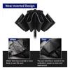 Umbrella Windproof Strong With Reflective Stripe Reverse Automatic Fold Umbrella UV Umbrella Insulation Portable Parasol Big