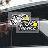 Adesivo com logo do Tour de France para bicicleta de estrada e mountain bike, à prova d'água, capacete