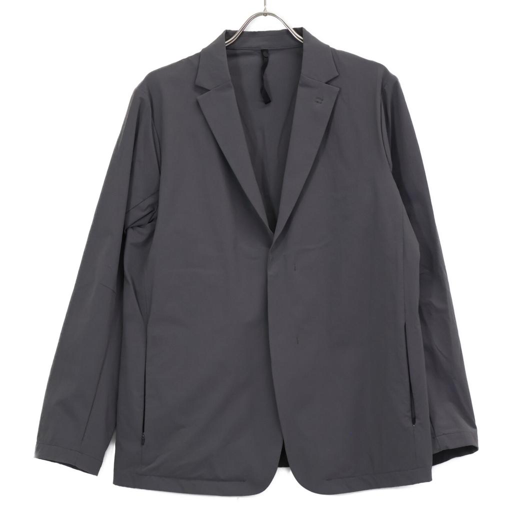 H.I.P. by SOLIDO MHSL20A432-V Grey nylon blend tailored jacket Jacket 2 BrownUsed