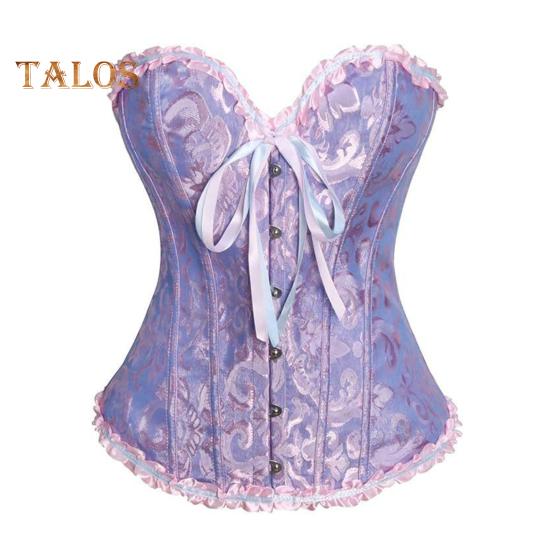 

Женский корсет с открытыми плечами, кружевной бант, классический крой, корректирующее белье, идеальная фигура, шнуровка, утягивающее белье L фиолетовый