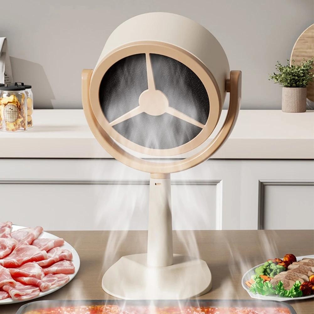Регулируемая по углу наклона портативная вытяжка для кухни, настольная вытяжка с USB-разъемом для зарядки для барбекю в помещении, вытяжка для жарки в горшке