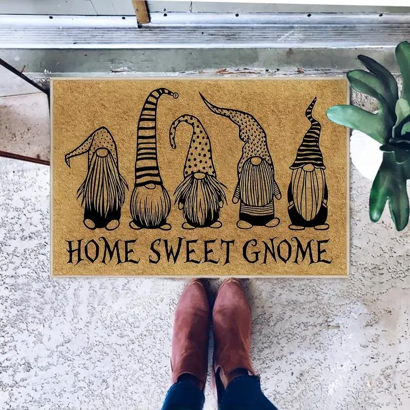 Cartoon Dwarf Welcome Doormat, Anti-Slip And Durable Home Entrance Carpet, Indoor Entrance Mat, Home Decoration