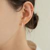 14k Pressed Star Cubic Piercing (14k Gold) (Bar Thickness 1mm) S05