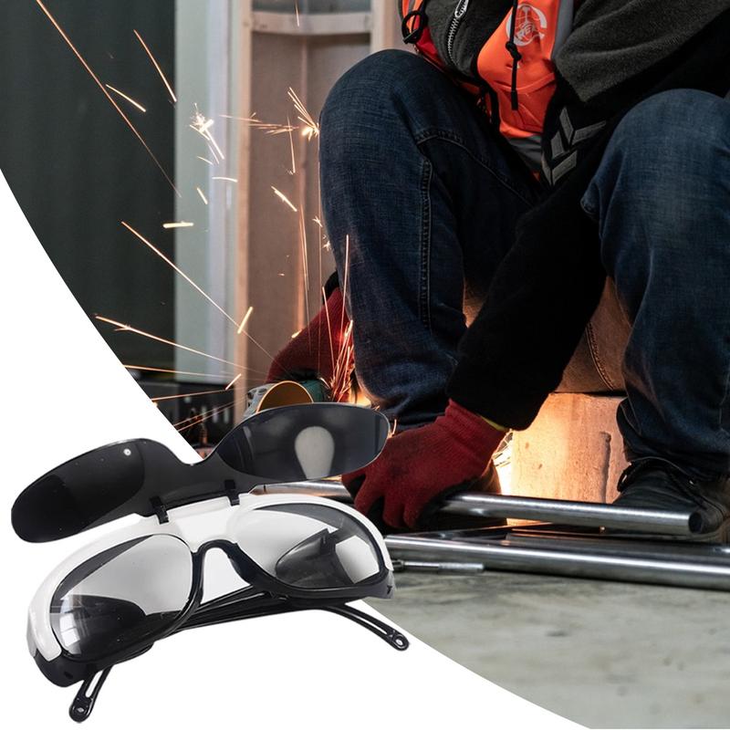 Welding Goggles Eye Protection Equipment Anti-Glare Welder Mask  Auto Darkening Protective Eyewear Anti-Scratch Lens Protection
