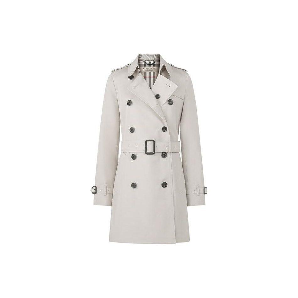 Burberry Trench Coat Women`s Lime Gray