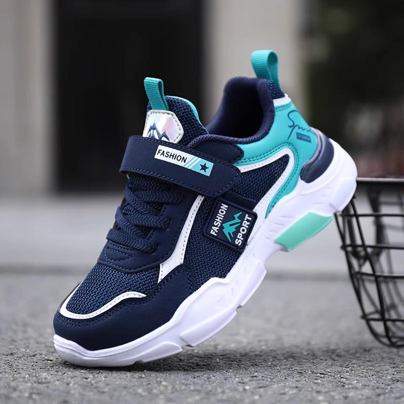 Youth style shoes Boys Breathable Mesh Running Shoes Kids Lightweight Casual Sport Sneakers