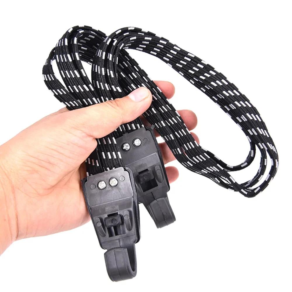 Motorcycle Elastic Luggage Rope Multifunctional Bike Elastic Rubber Belt Buckle Rope Belt WithHook Luggage Cord Moto Accessories