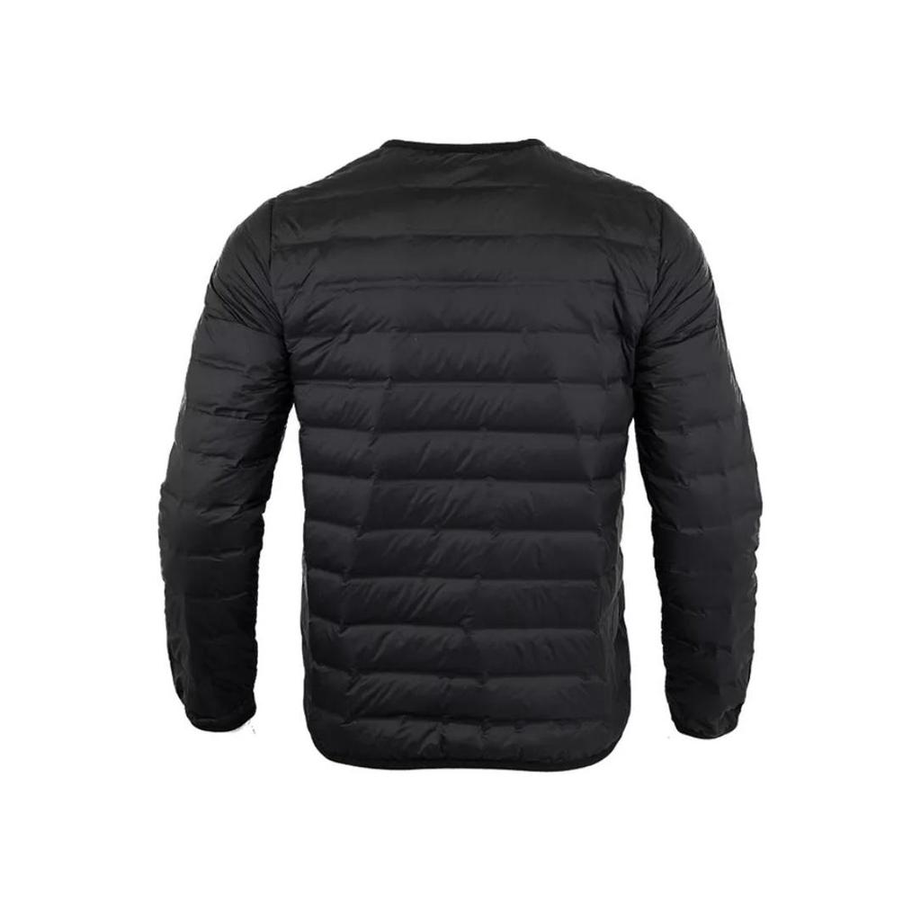 Puma Logo Round Neck Single Button Long Sleeve Down Jacket Men Jacket Black 941290-01