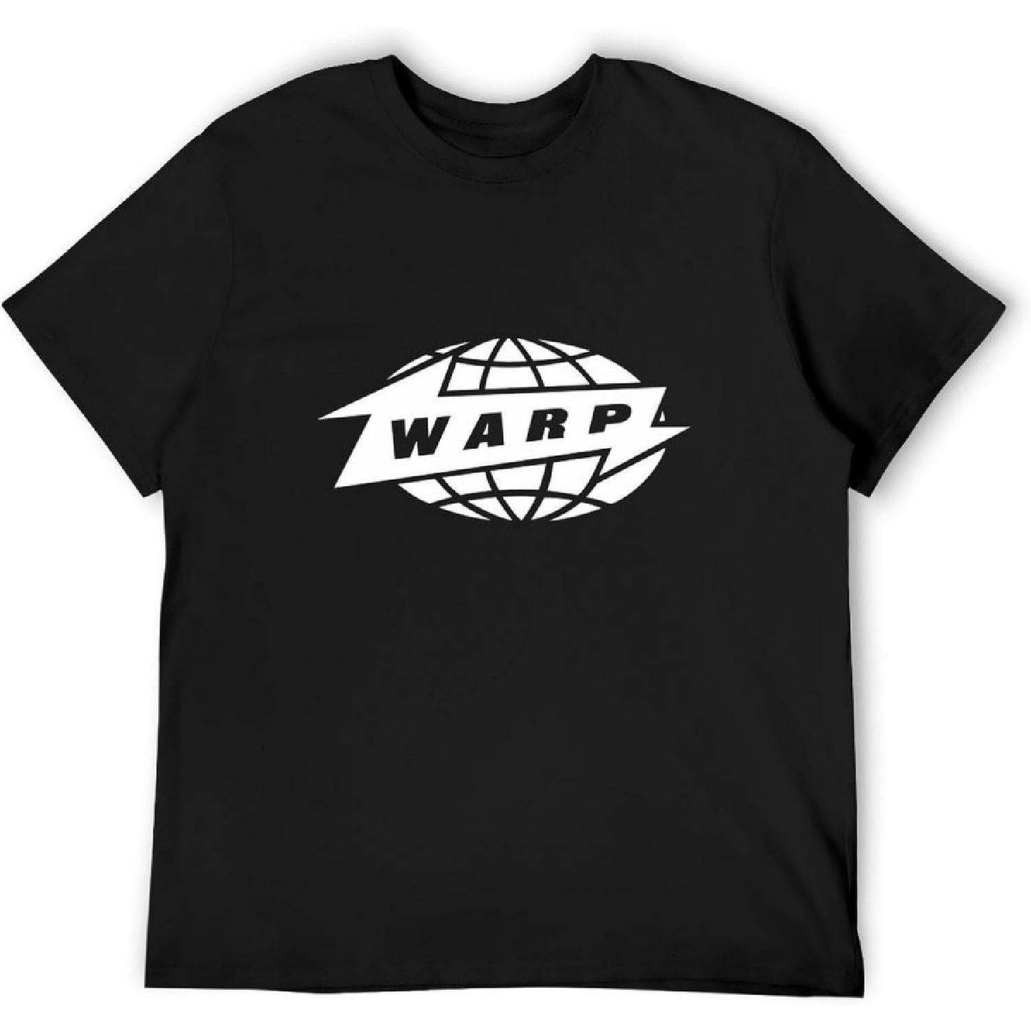 MYCHOME Men s Warp Records T-Shirts Black XXXXXL разноцветный