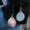 Pink Outdoors Silicone Folding Cup with Hanging Hole Creative Water Cup Travel Portable Washing Cup Fashion Travel Silicone Cup