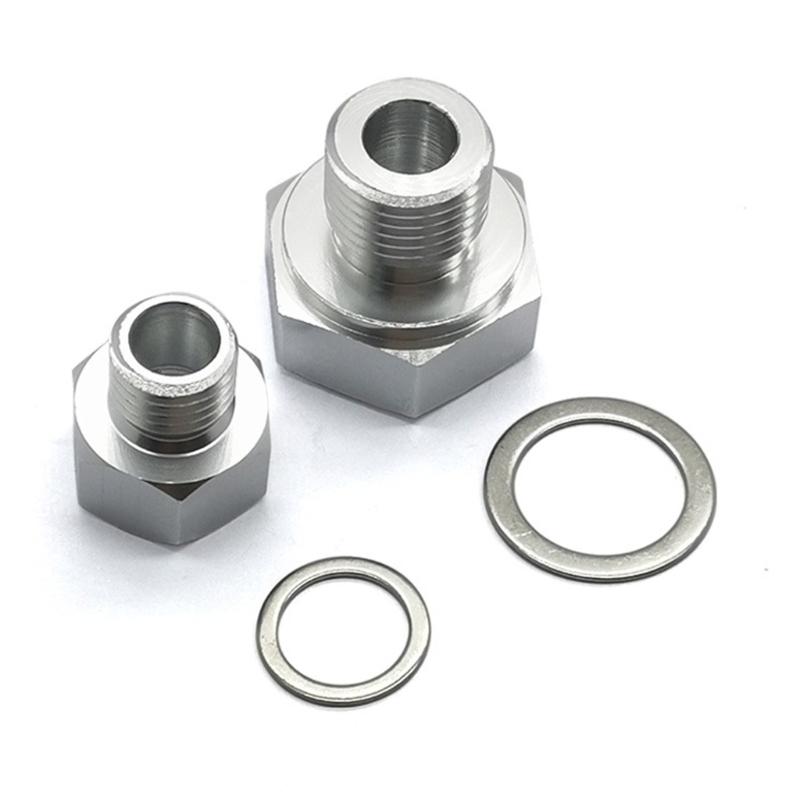 M12x1.5 M16x1 5 to 1/8 NPT Adapter Replacement Metal Engine Oil Pressure Sensor Adapter for LS Series Easy Installation