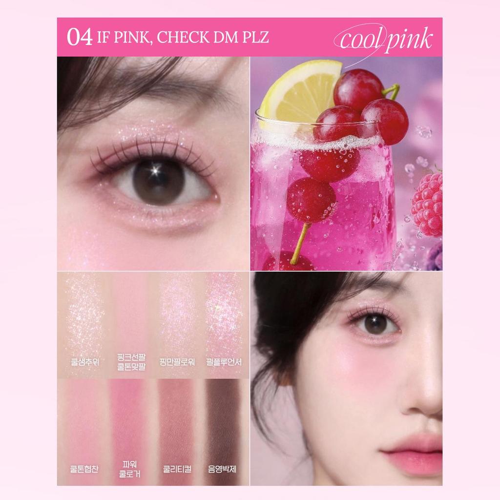 Peripera All Take Mood Palette 004 Please Check DM for Cool Tone Eyeshadow Palette