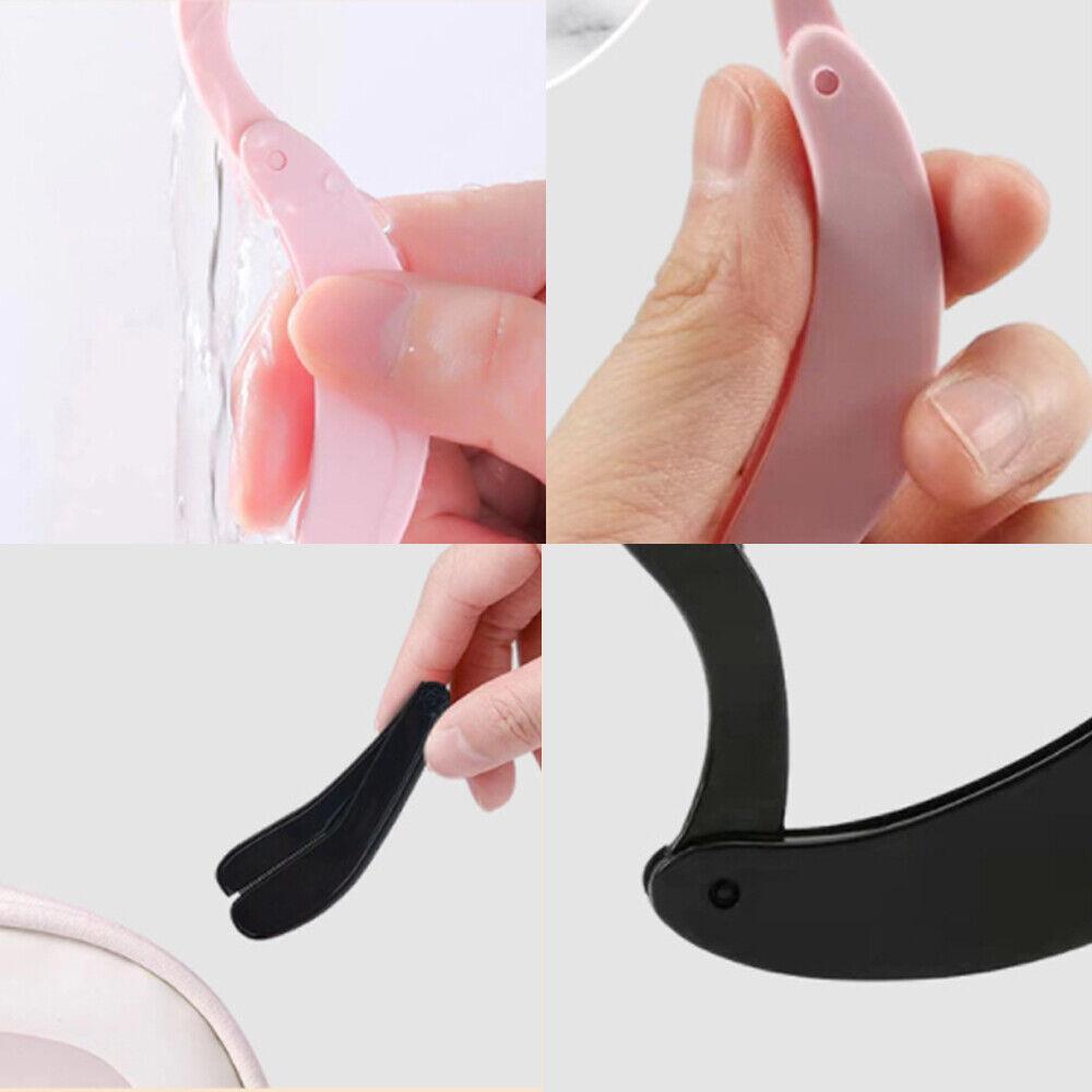 1PC Foldable Eyelash Comb Metal Eyebrow Brush Tool Mascara Separator Lash