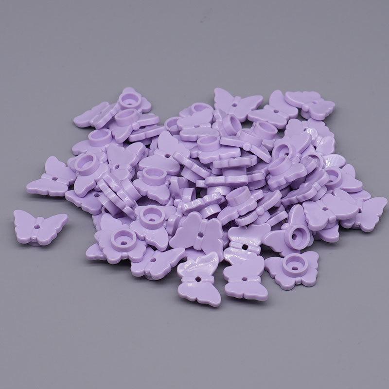 Handmade Butterfly Insect Building Blocks with Flower Accessories - Model 95828