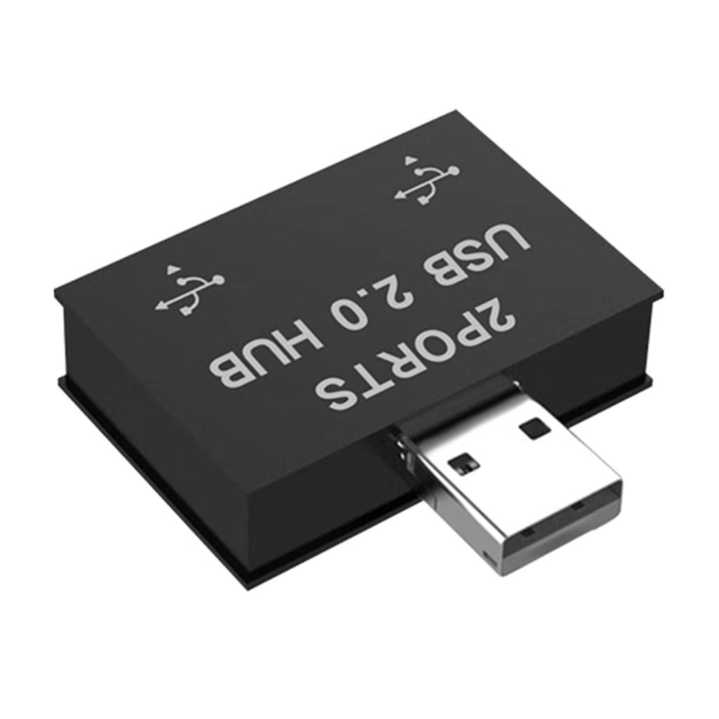 USB 2.0 A Male To Double USB Female Y Splitter Extension Hub For Desktop Laptop And Car Charging Adapter