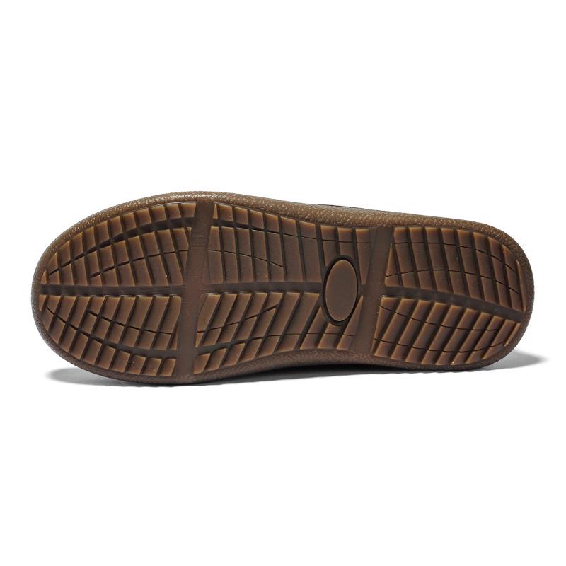 Men's Plush Winter Indoor Slippers - Warm Dual-Use Cotton Shoes for Home