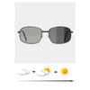 New Small Frame Square Sunglasses Men Photochromic Polarized UV400 Outdoor Driving Sun Glasses