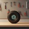 Inflatable Wheel 9-Inch Knobby Pattern Wheel Vehicle Part Heavy Duty Even Rolling