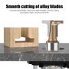 1/2in 12mm Shank Carbon Crystal Plate Arc-Integrated Cutting Router Bit, T-shaped Slotting Cutter, Woodworking Tools