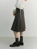 Deonseuteu Pleats Midi Skirt_Udsk6A203_Grey