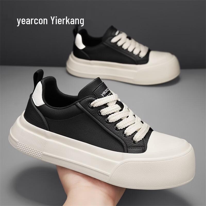 YERKON Men s Classic Fashion Casual Thick-Soled Sneakers 40