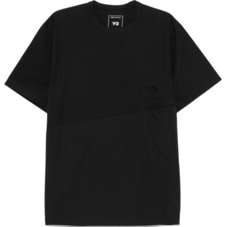 

Y-3 Ss25 Crew Neck Logo Short Sleeve T-Shirt Men Tops Black JC6396 S