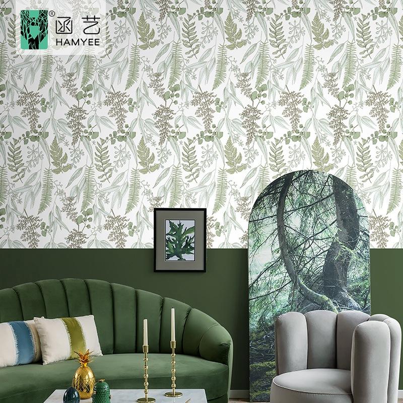 

Утолщенная наклейка для обоев с цветочным рисунком - Самоклеящийся водонепроницаемый ПВХ, Отклеивающаяся и приклеивающаяся домашняя декорация для фоновой стены спальни