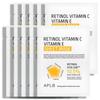Retinol Vitamin C Vitamin E Sheet Mask Set