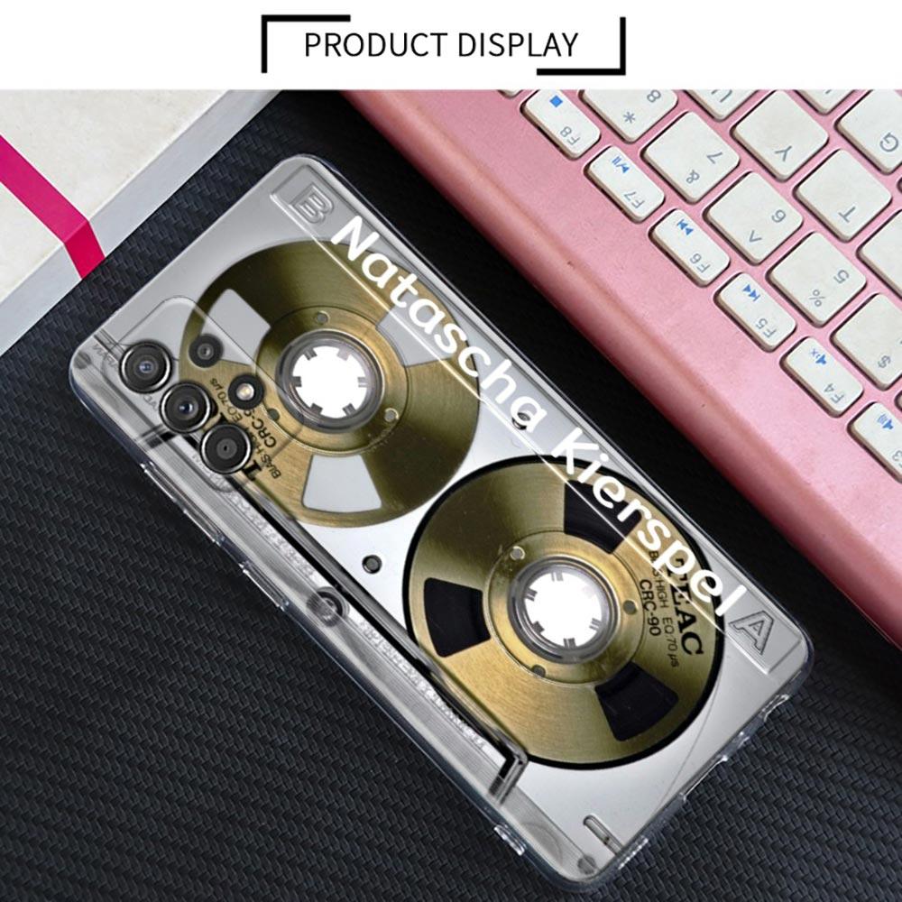 Music Cassette Tape Video Camera Case For Samsung Galaxy A55 A35 A06 A52 5G A53 A72 A53 A15 A51 A33 A32 A41 A22 A23 Phone Cover