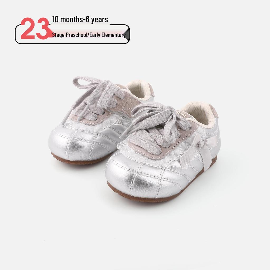 Children's Spring Skate Shoes: Non-slip, Soft Sole, Stylish & Versatile for Girls