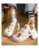 Crocs Women's Fashion Slip-Resistant Sandals with Soft Soles, Breathable, Versatile Two-Wear, Closed-Toe Design.