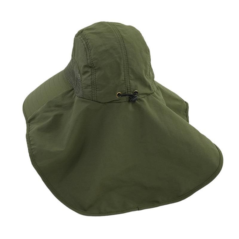 

Men s Large Brim Sun Hat - UV Protection for Outdoor Activities One Size Fits Most Adults 58cm армія зелений колір