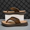 Fashion Fashion Summer Slippers Versatile Men Flip-Flops for Men Comfortable Beach Slippers Non-Slip Male Half Drag Lightweight Sandals