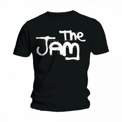 The Jam Spray Logo Černé tričko Mod Klasický rock Unisex tričko