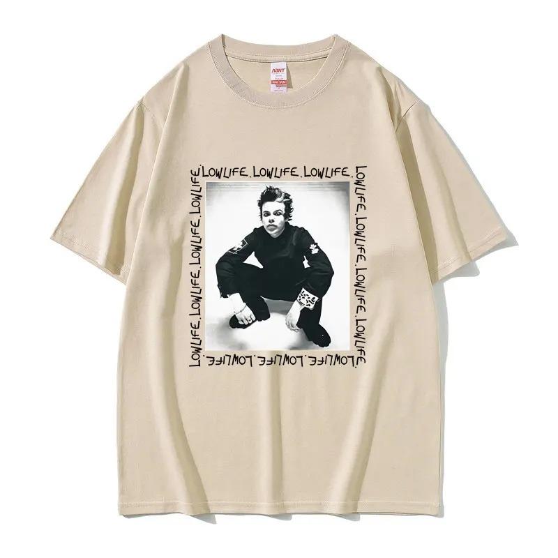 

2026 Summer Rock Singer Yungblud Lowlife Album Printed TShirt Unisex Crew Neck Cotton Vintage Rock Short Sleeve Fashion Tshirt 4XL