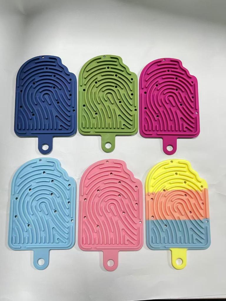 Kids' Space-Themed Sensory Ice Cream Puzzle Board