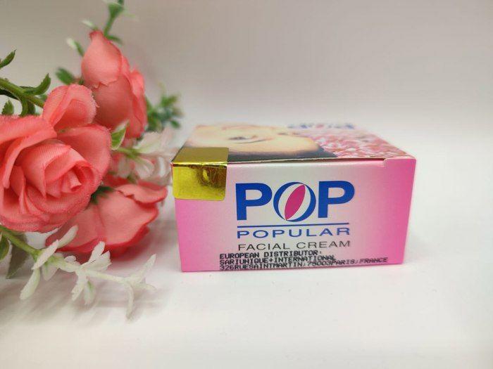 Crème Visage Anti-Imperfections - POP - 50 Ml - Non Comédogène - Tous Types De Peau - Vitamine E