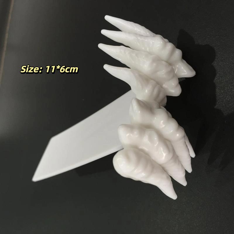 2026 Halloween Claw Bookmark Terrifying Devil Claw Office Desktop Decoration Resin Craft Ornament Home Decoration Gift