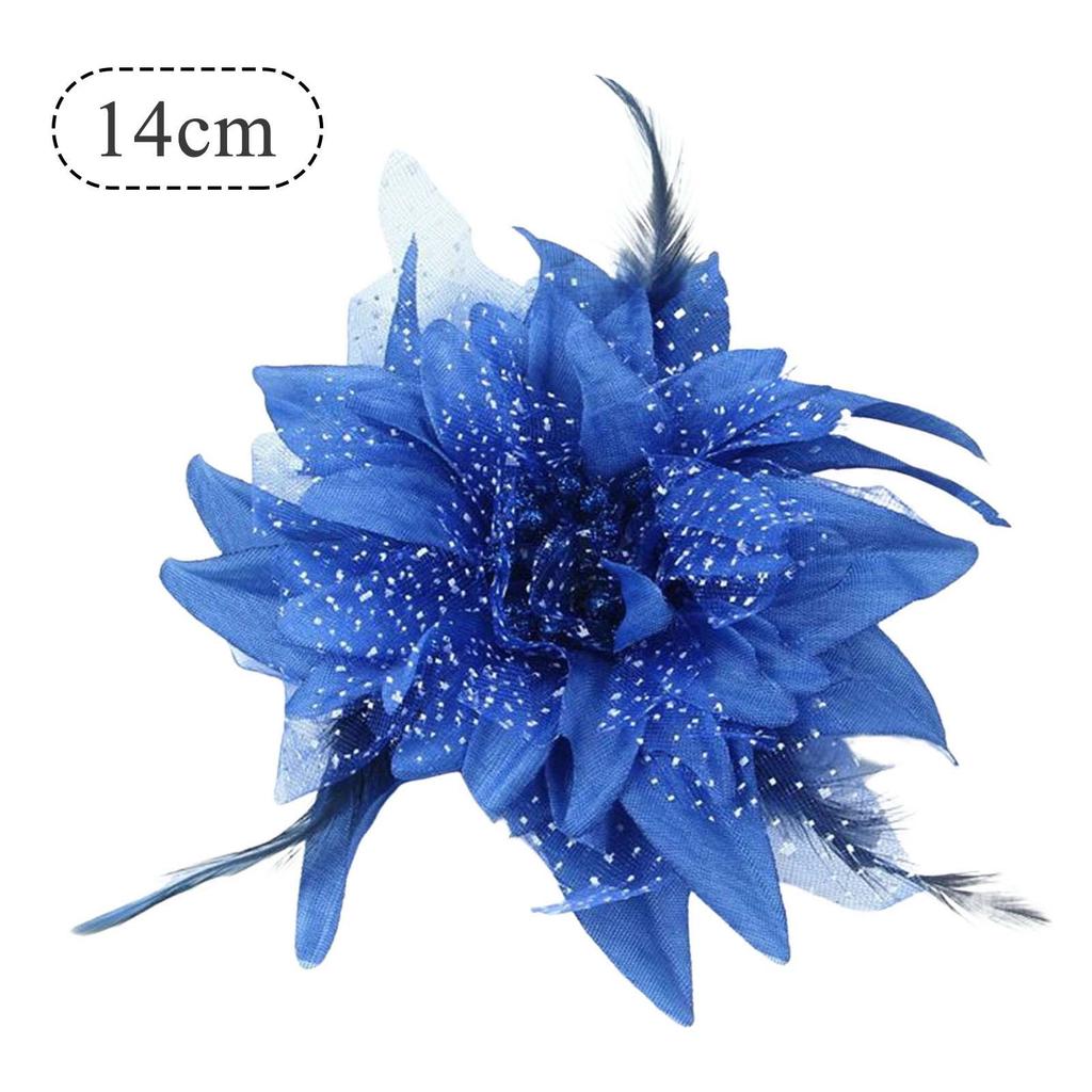 Party Performance Woman Flower Hair Clips Non Slip Branch Flower Hair Clip Barrettes for Thick Curly Hair Styling Decorative