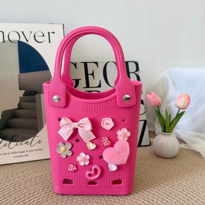 EVA Perforated Bag: Versatile DIY Handbag & Beach Accessory with Cartoon Design