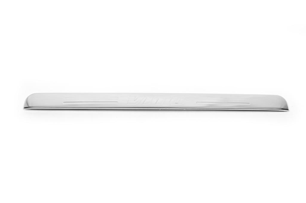 Overlay Over the Number (2-door, Stainless) OmsaLine - Italian Stainless Steel (without Inscription) for Mercedes Vito W639 2004-2014