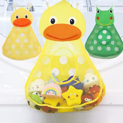 Baby Shower Hračky do vany Malá kachnička Malá žabička Dětská hračka Úložná síťka se silnou přísavkou Hračka