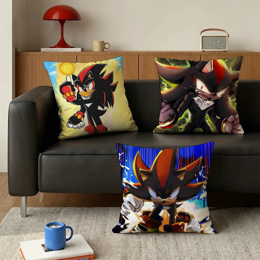 Shadows S-Sonics Hedgehog Various Sizes Square Pillow Case For Car Home Bedchamber Decor
